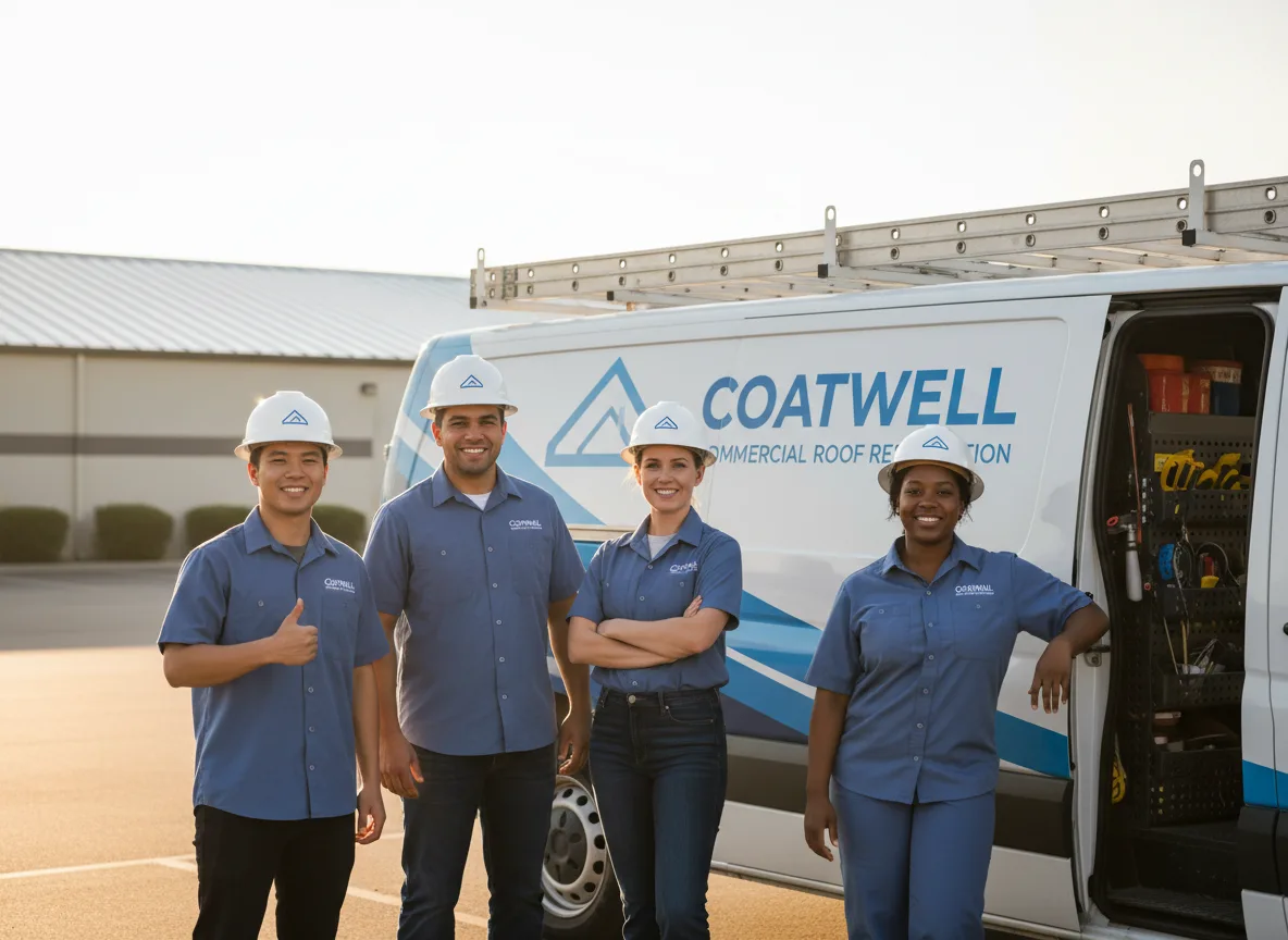 Commercial roof coating company in Wainwright, OK